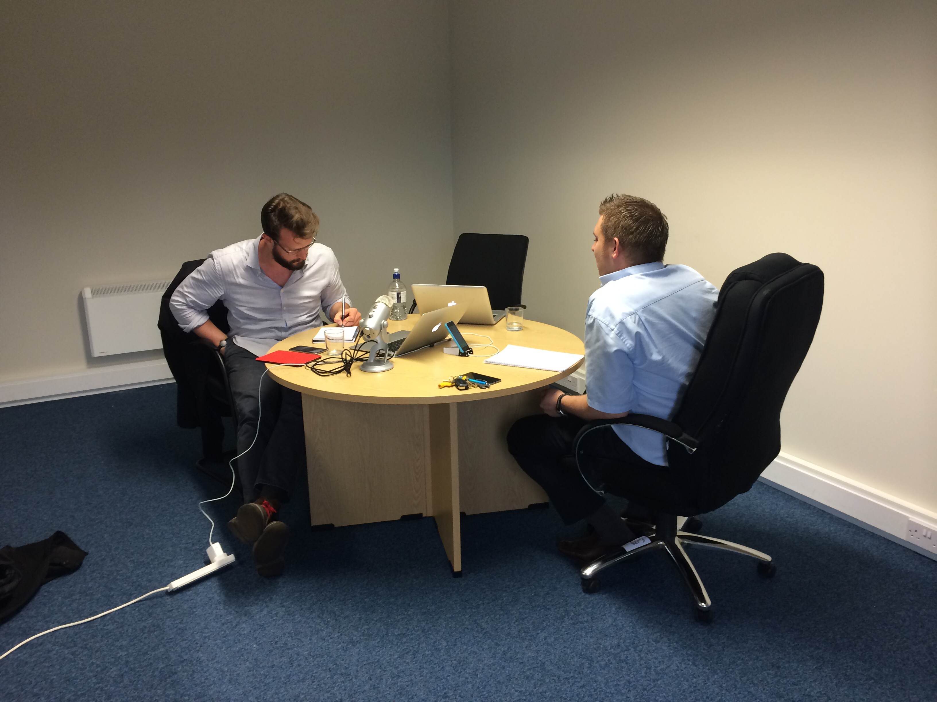 Photo of proof of concept testing session